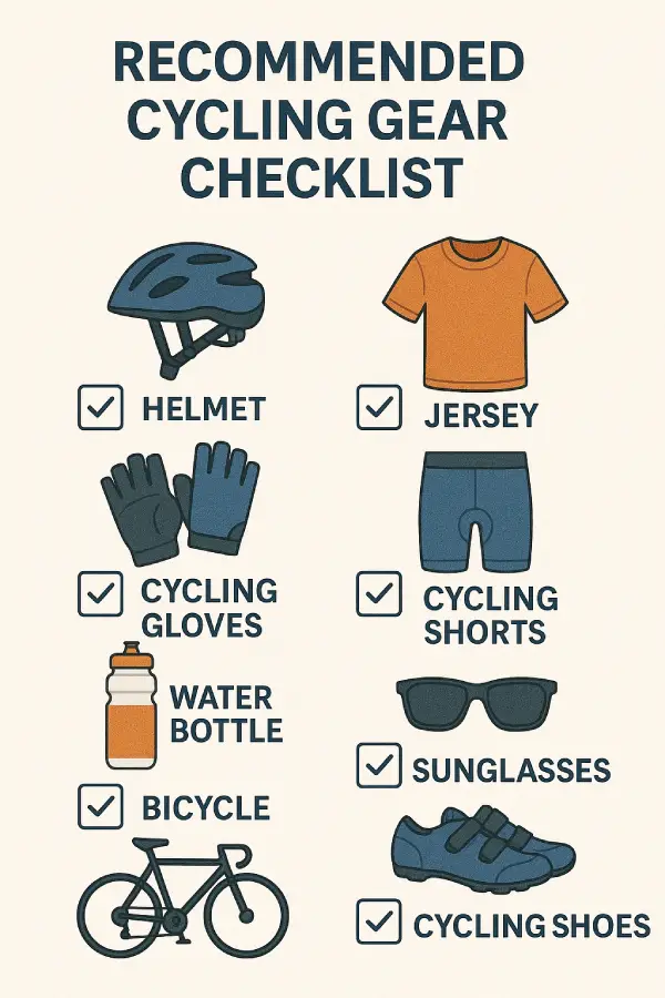 Recommended Cycling Gear Checklist